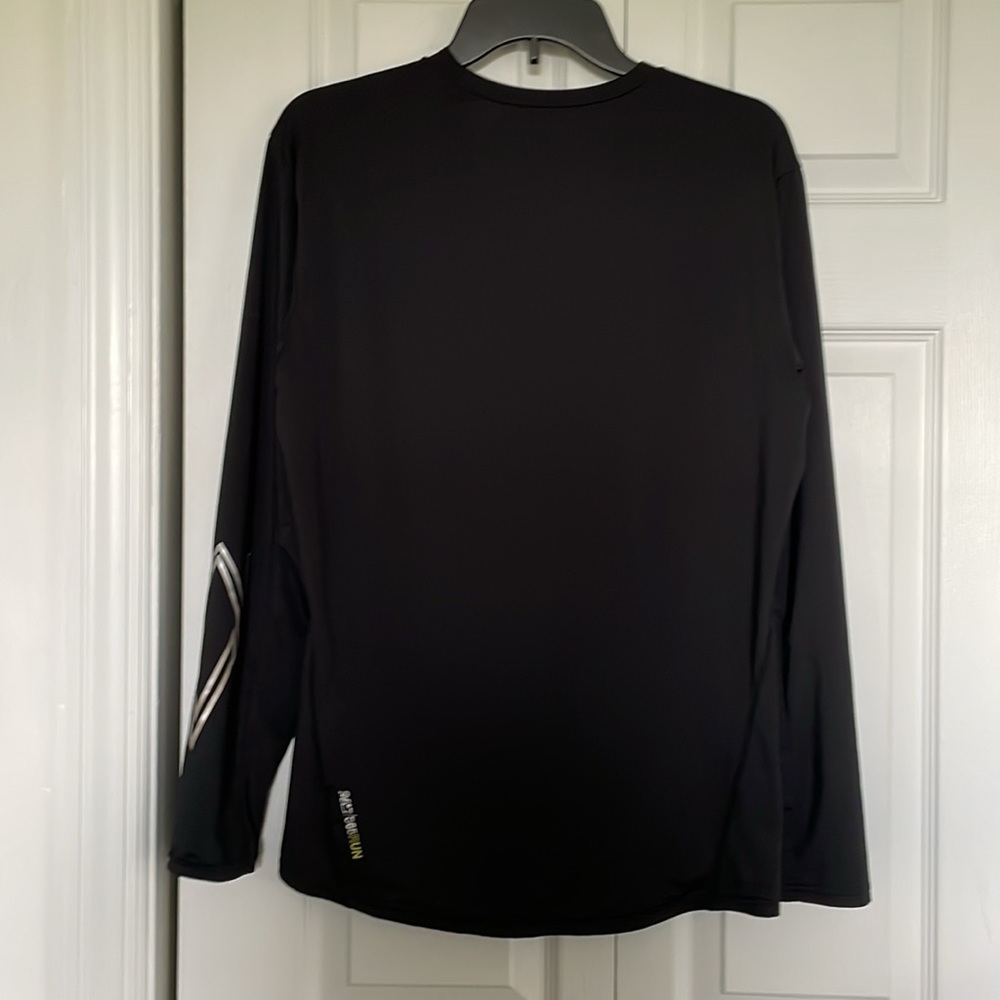 Hind Sz XL 24*7/365 RUN long sleeved black tshirt. Spandex stretch lightweight - Picture 6 of 6
